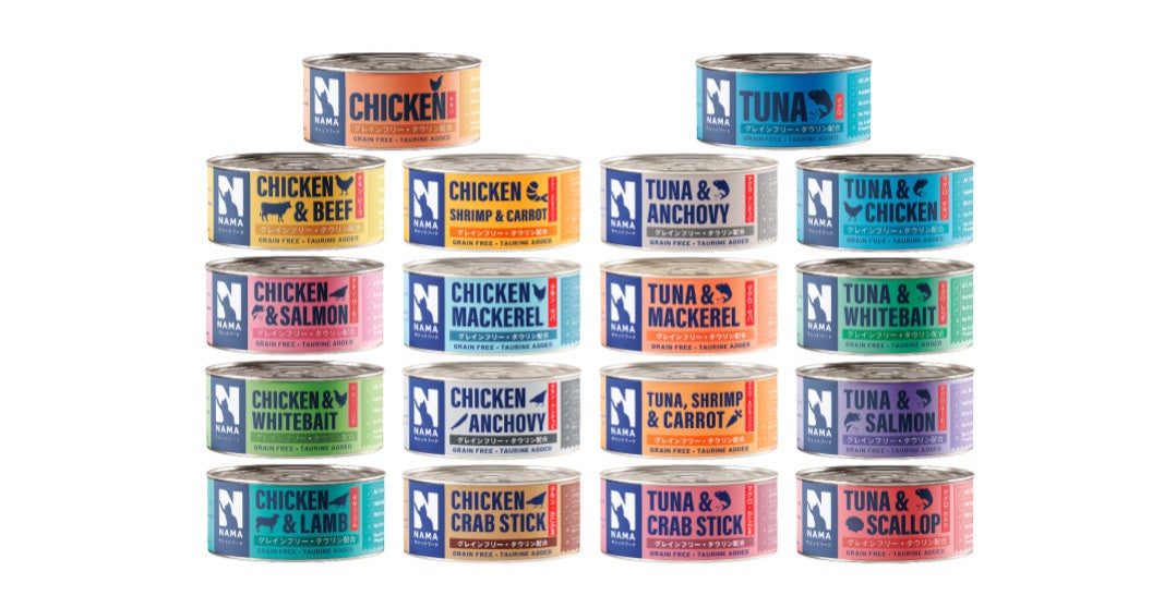 猫の嗜好に合わせた多様な18種類のフレーバー