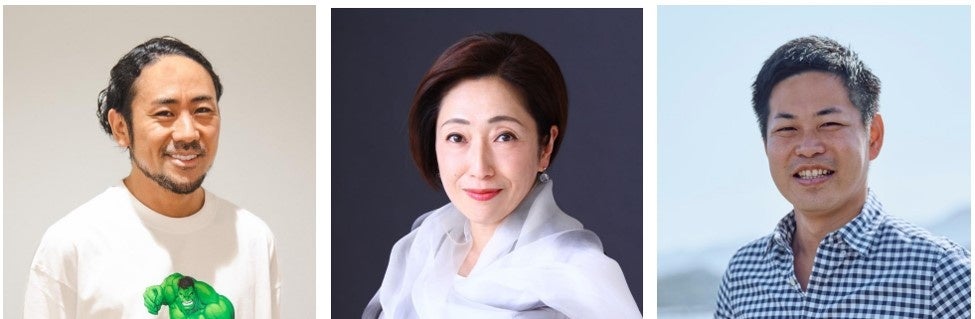 （左から）家入一真氏、松岡恭子氏、薮本雄登氏