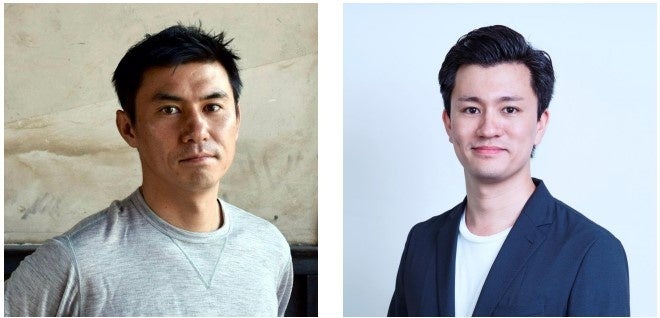 （左から）春山慶彦氏、渡辺麗斗氏