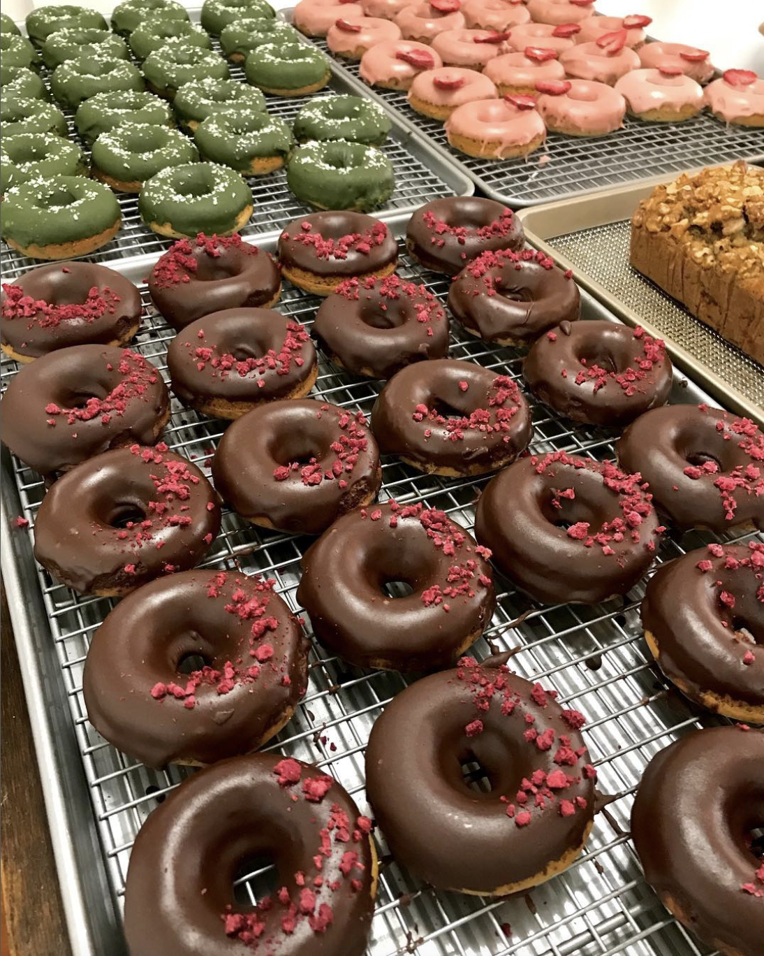 NYで販売していたヴィーガンドーナツ ※日本で展開するスイーツは全てヴィーガン・グルテンフリーです。