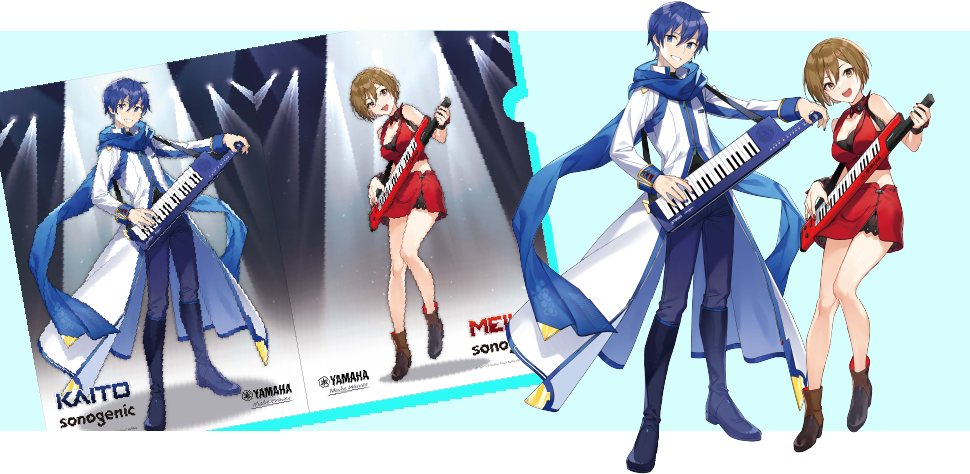 「sonogenic×KAITO／MEIKO」クリアファイル