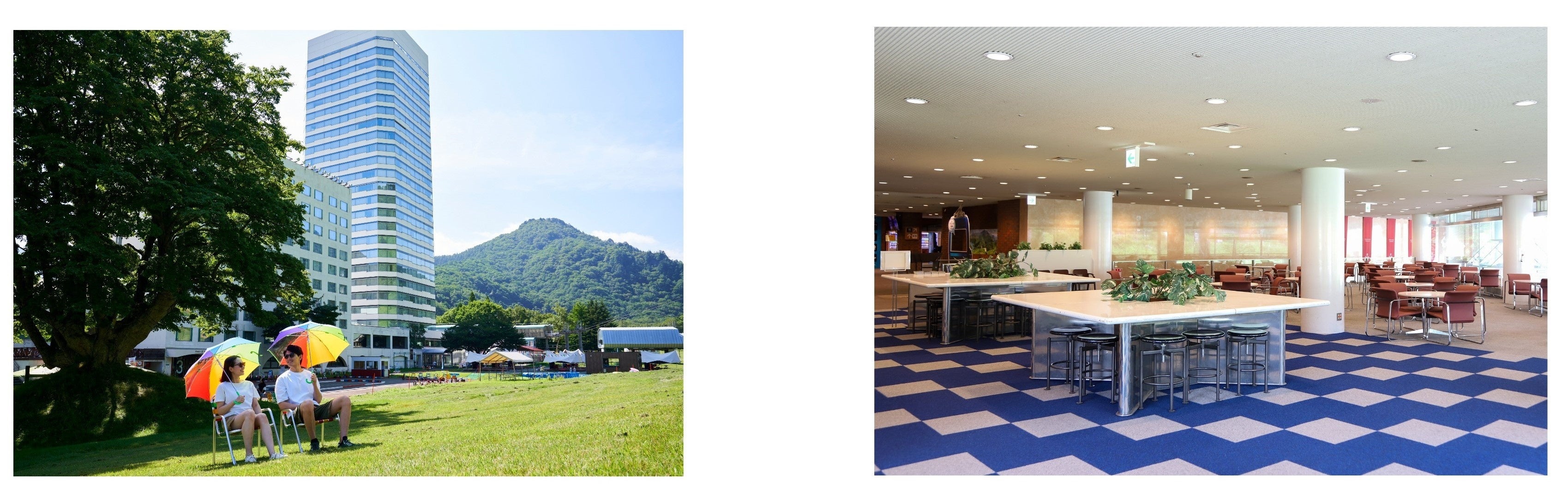 夏の苗場プリンスホテル　　　　　　　　　　　　　　　　　　　ロビーラウンジ「エーデルワイス」