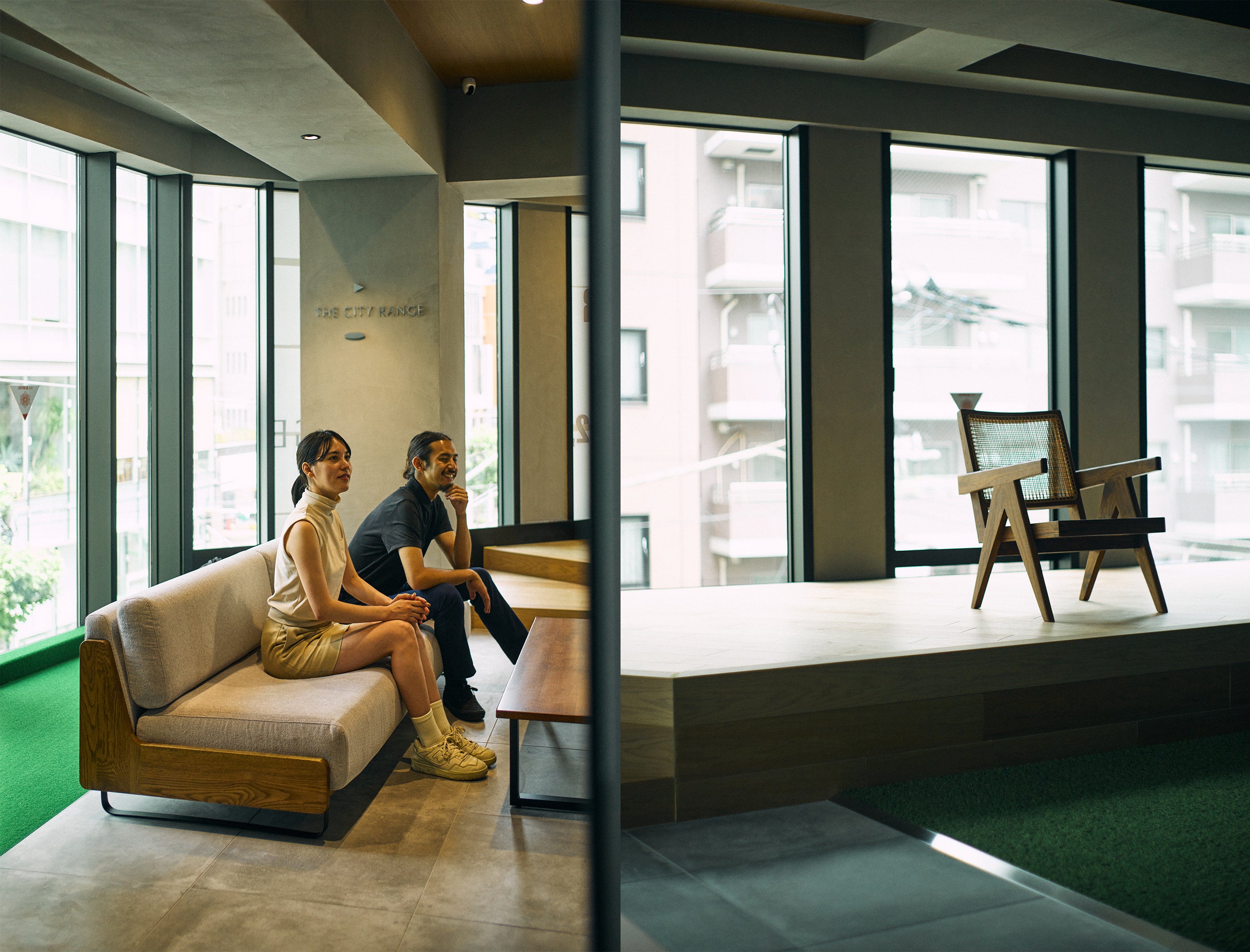 ゲスト3名まで同伴可能な広々とした空間