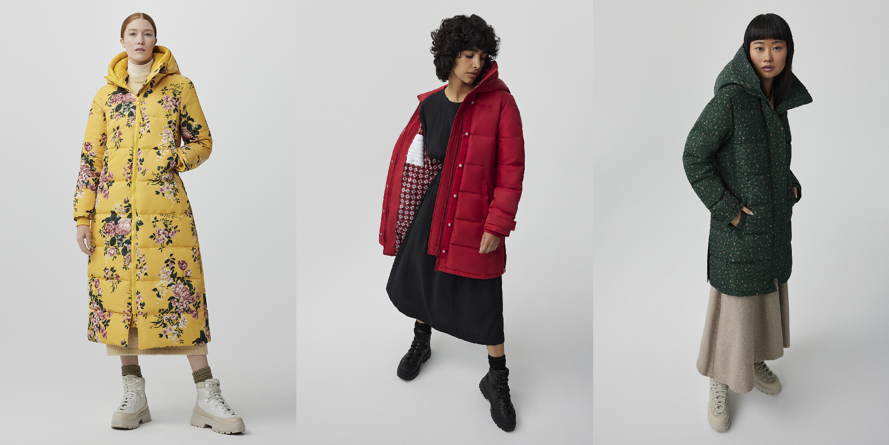 【左から：Mystique Parka for Reformation（¥237,600）, Shelburne Parka for Reformation（¥228,800）】