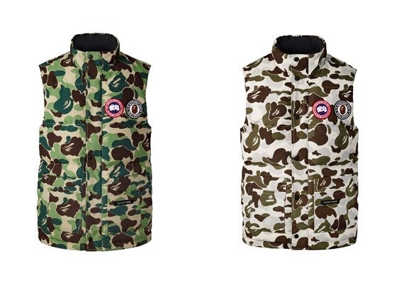 左からGiant ABC Camo , Giant ABC Snow Camo