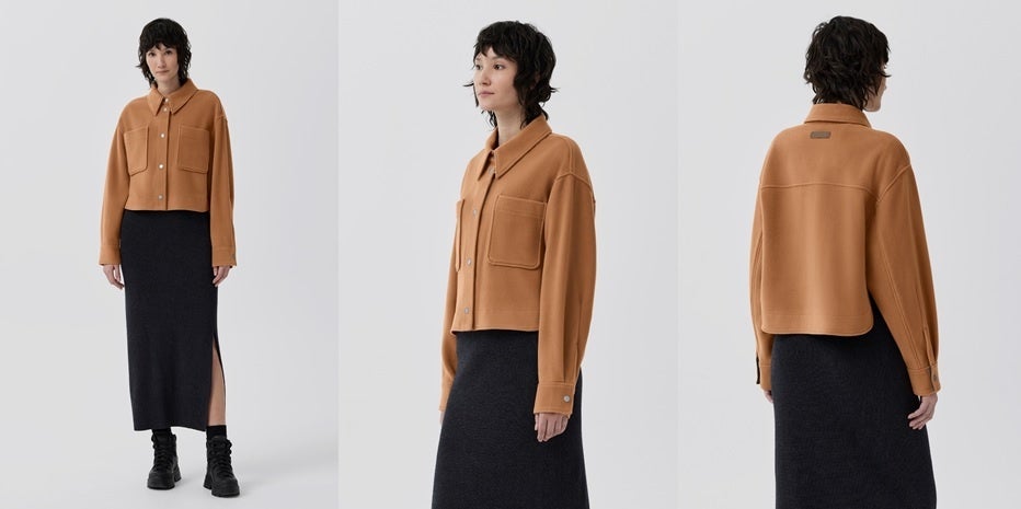 <Almandine Shirt Jacket>