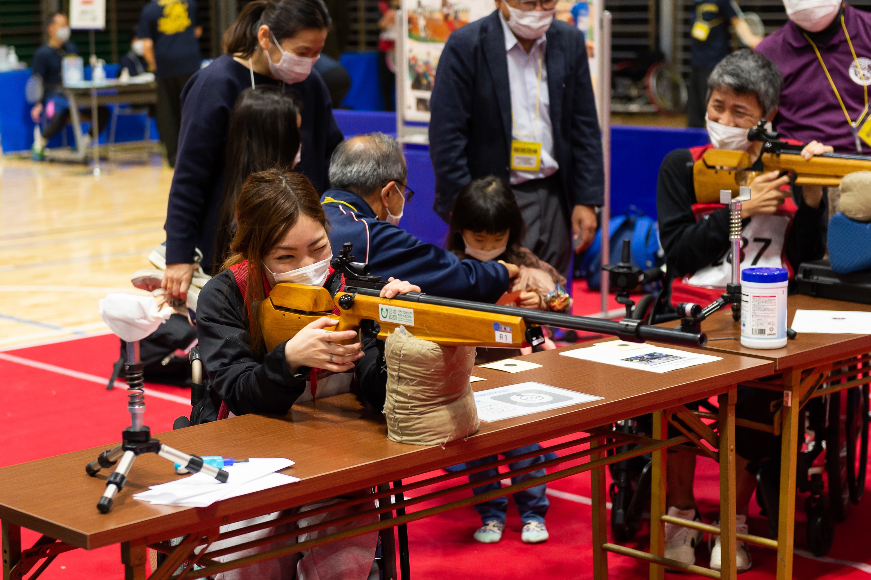 競技体験の様子