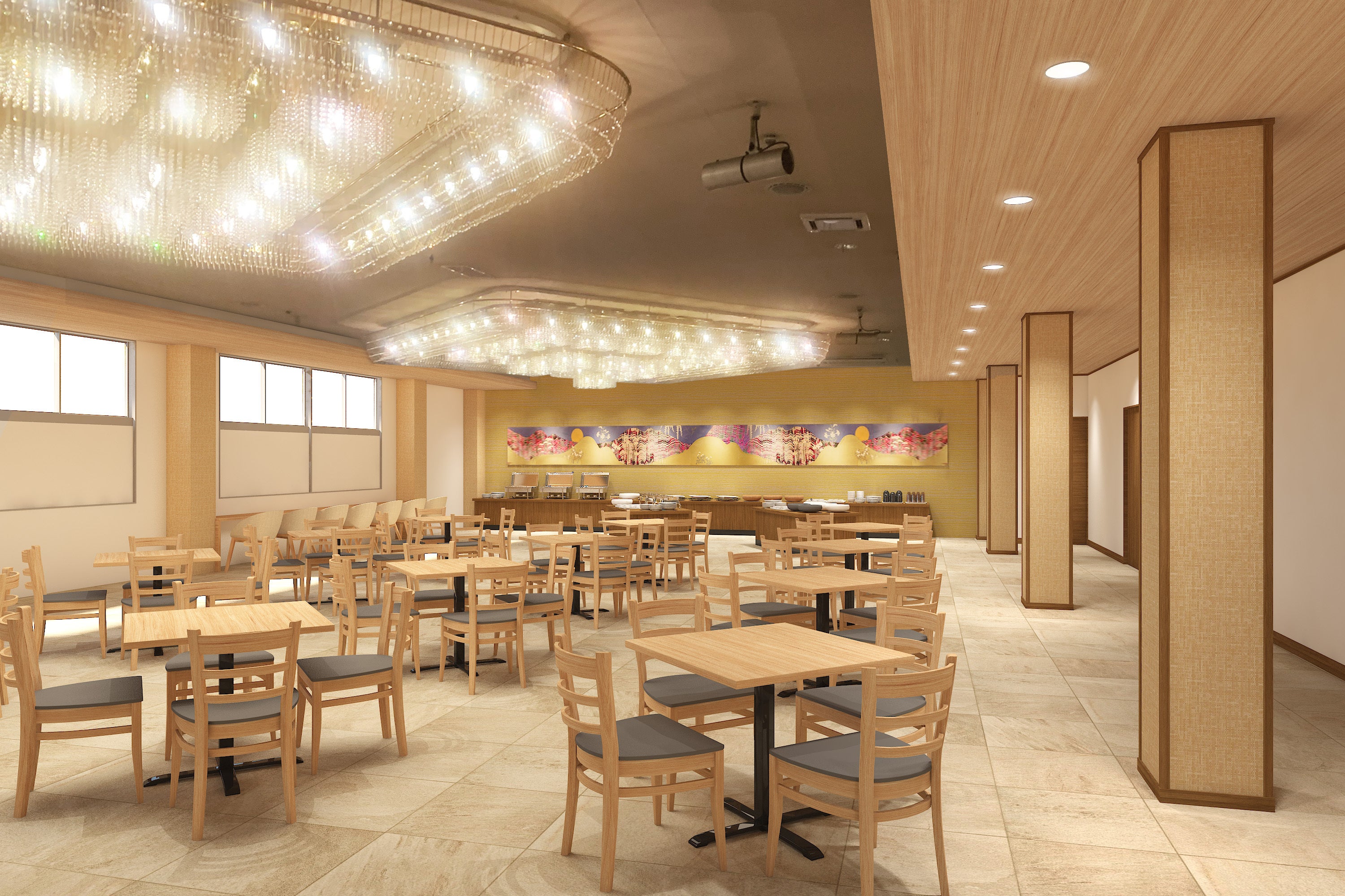 [グランドまりそう　孔雀の間 パース画像]