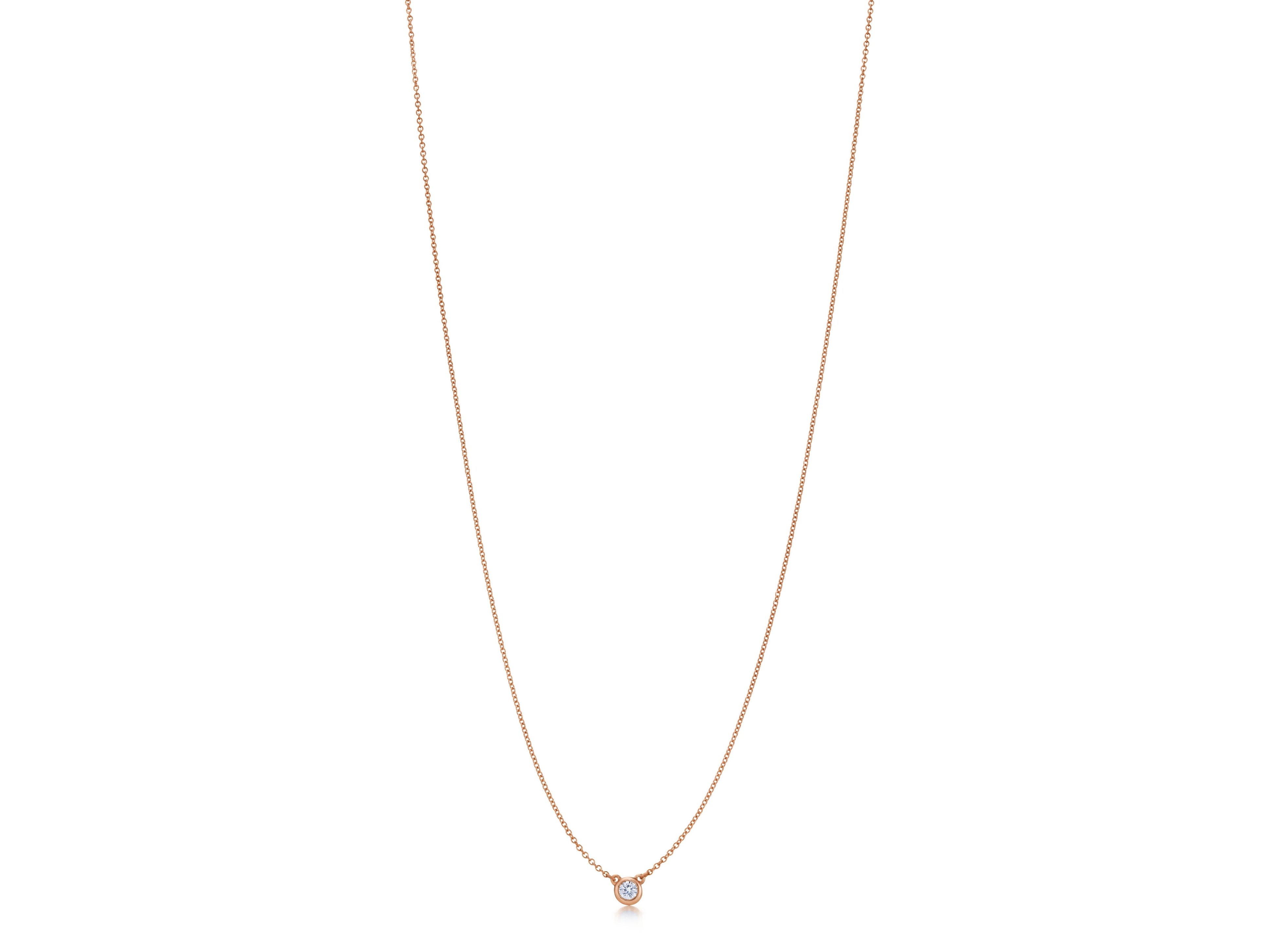 エルサ・ペレッティ™ ダイヤモンド バイ ザ ヤード™ ペンダント 18K ローズゴールド、ダイヤモンド ¥205,700-税込