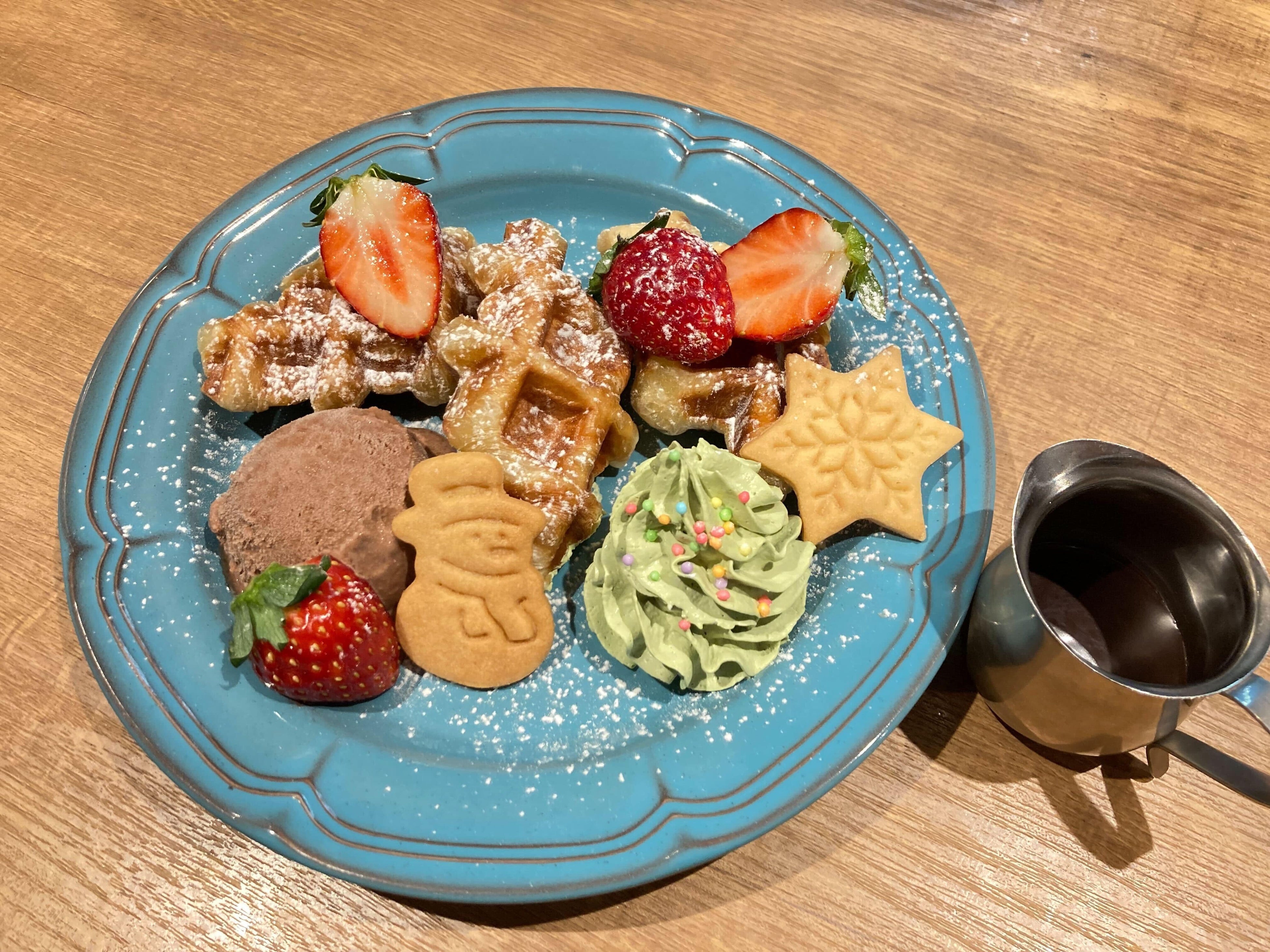 ▲①クリスマスクロッフル