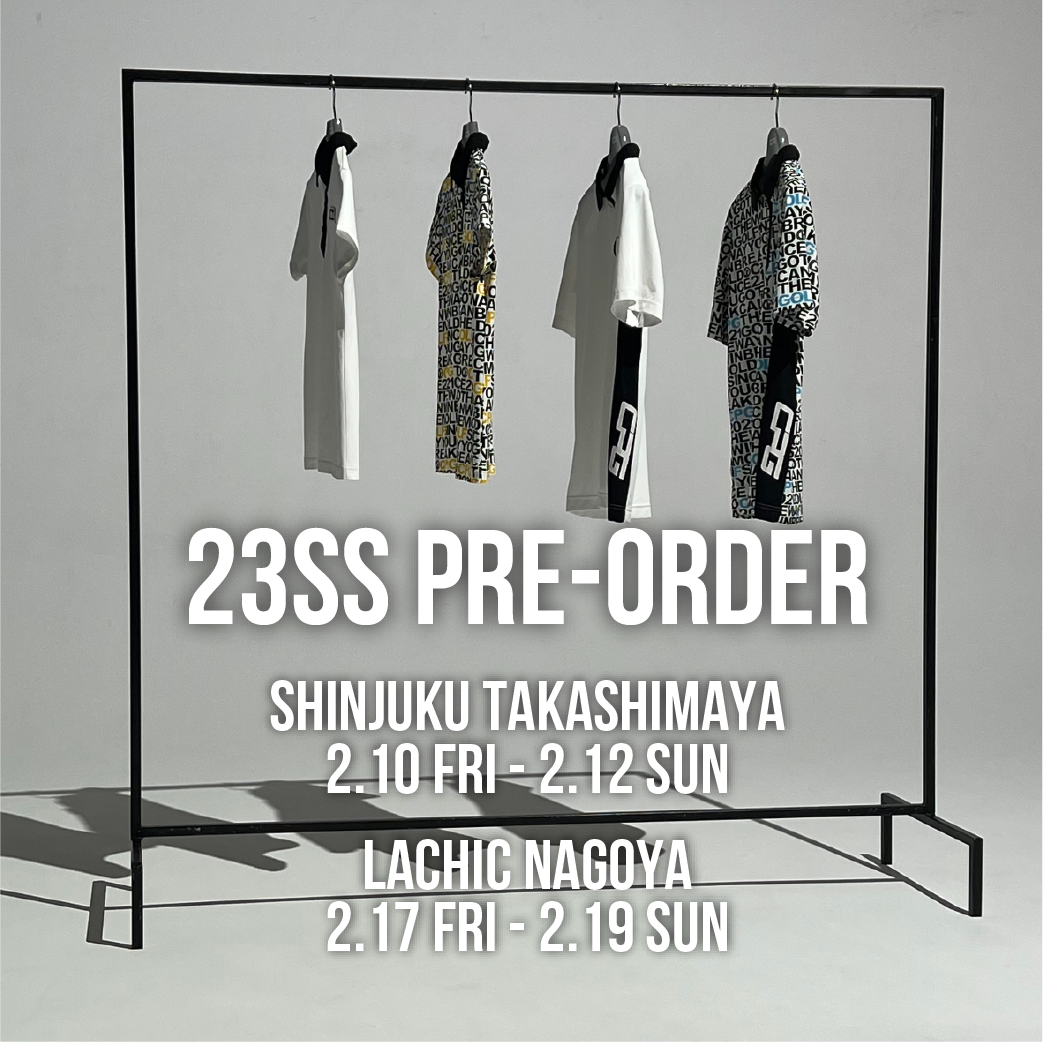 CPG GOLF（シーピージーゴルフ） Apparel 2023SS 先行受注会のご案内 株式会社NO TWOのプレスリリース