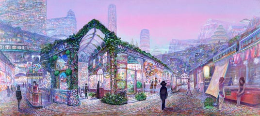 スタジオジブリアニメ「耳をすませば」公開から30年。その幻想的な背景画で注目を浴びた画家・井上直久の個展を6/20(土)より東京有明で開催。原画や新作版画を中心に過去最大規模の約100点を一堂に展示! スタジオジブリアニメ「耳をすませば」公開から30年。その幻想的な背景画で注目を浴びた画家・井上直久の個展を6/20(土)より東京有明で開催。原画や新作版画を中心に過去最大規模の約100点を一堂に展示!