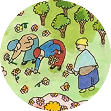 緻密に描かれた作品には名画が盛りだくさん(モナリザの休日より抜粋)