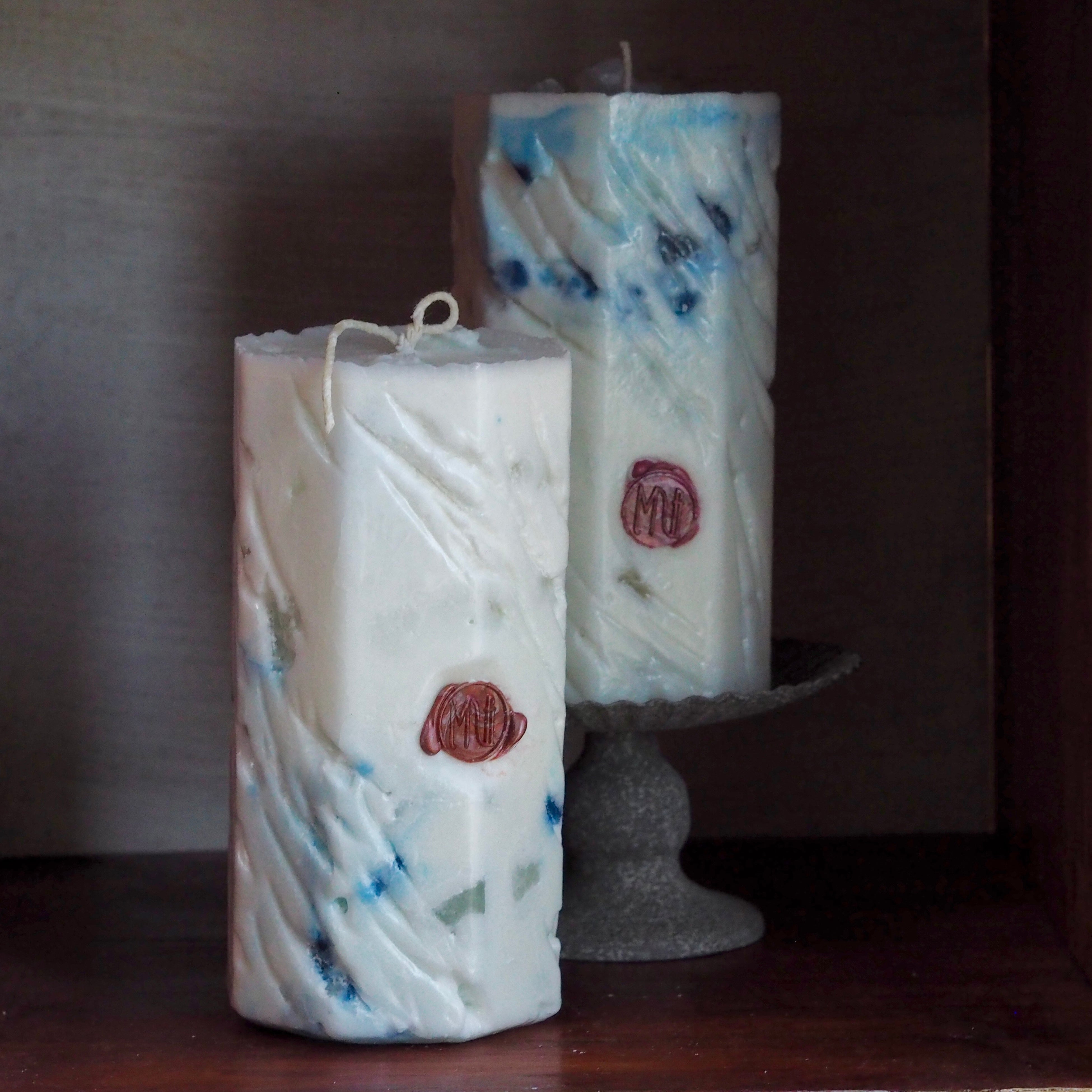 手彫りキャンドル