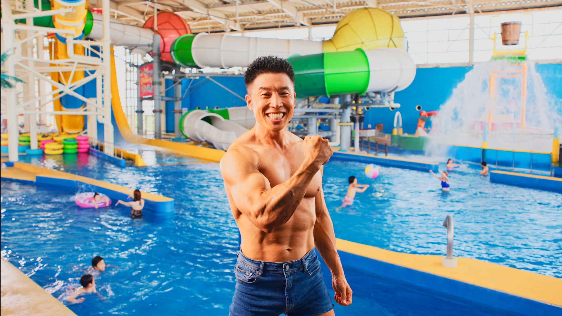 なかやまきんに君がイメージキャラクターに就任！筋肉ルーレットで様々