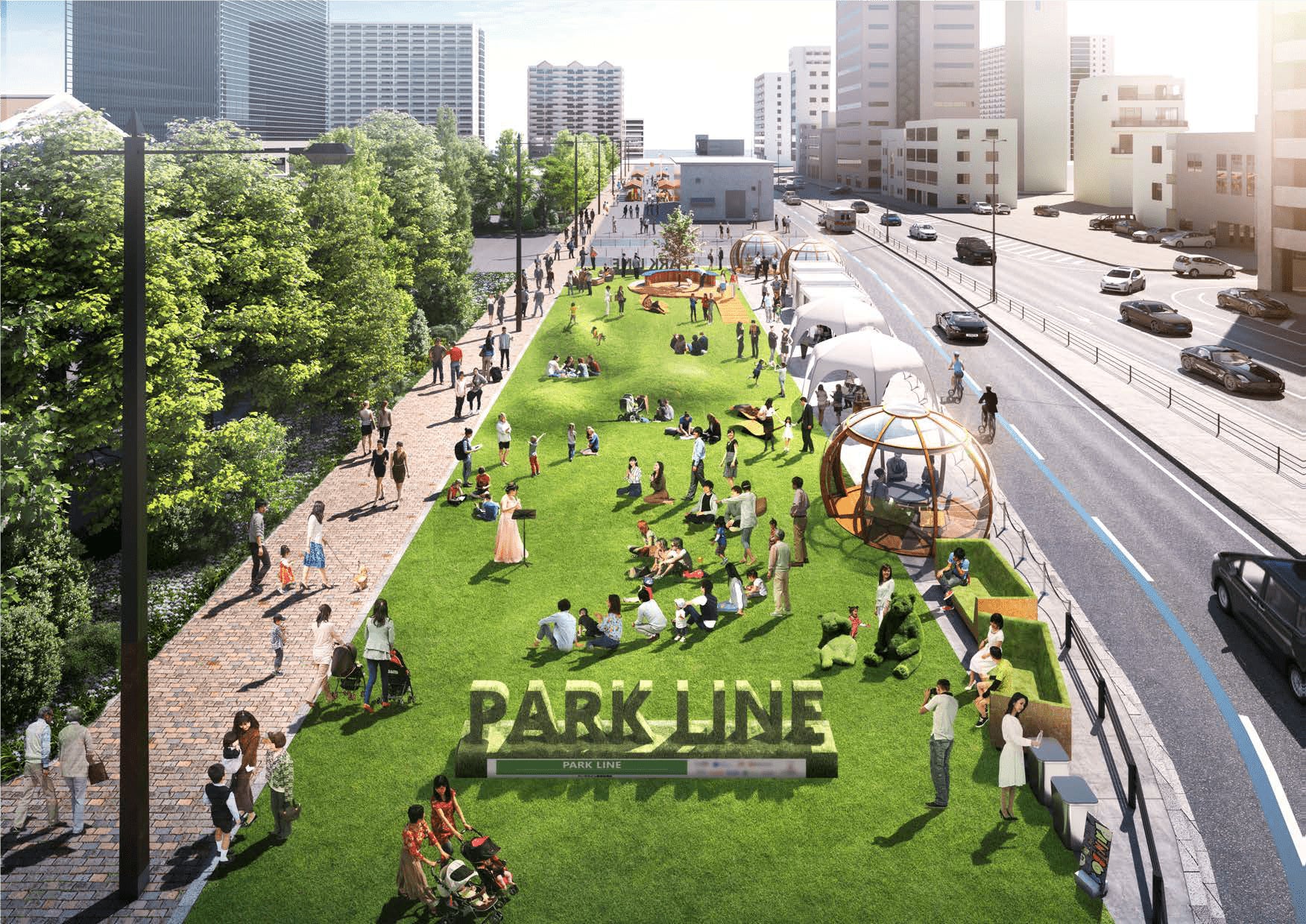 地域DX化の推進に取り組むベンチャー、DX通信が、Park Line推進協議会が推進する社会実証“道路空間の広場化”に特別協賛団体として参画