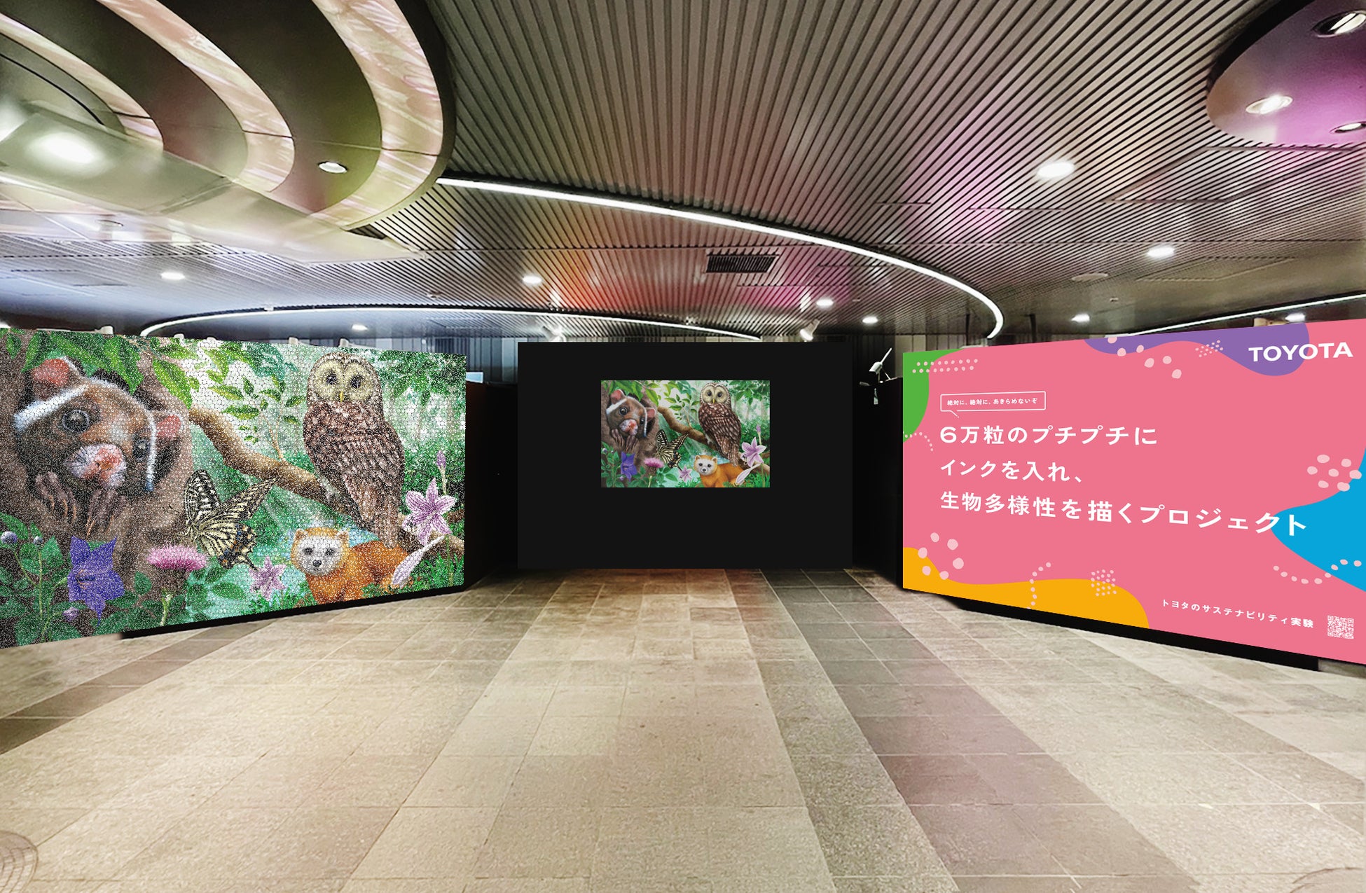 約6万粒の プチプチ でアートを描くチャレンジ トヨタのサステナビリティ実験 生態系プチプチ アート Sdgsが採択された9月に 渋谷で15日 木 21日 水 まで展示 トヨタpr事務局のプレスリリース 約6万粒の プチプチ でアートを描くチャレンジ トヨタのサステナビリティ実験 生態系プチプチ アート Sdgsが採択された9月に 渋谷で15日 木 21日 水 まで展示 トヨタpr事務局のプレスリリース