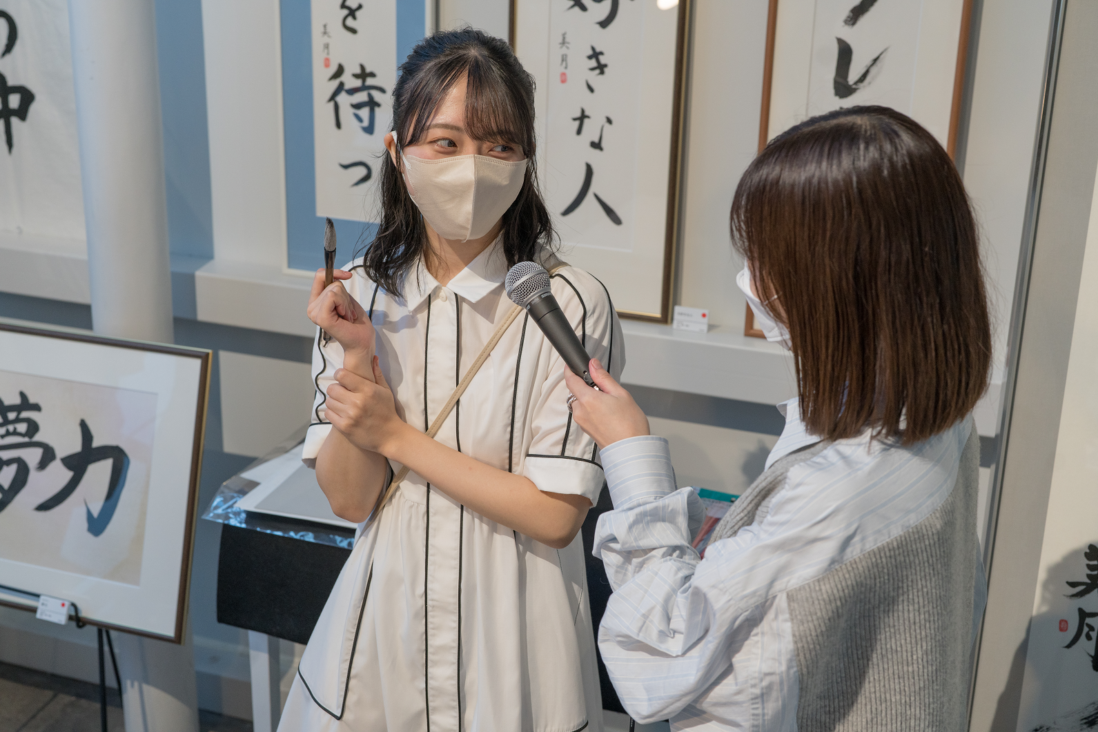 筆入れ直前のイメージ共有シーン