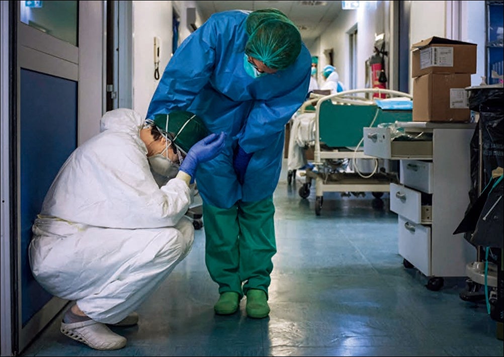 『カラー　世界　パンデミックの記録』サンプルページp16