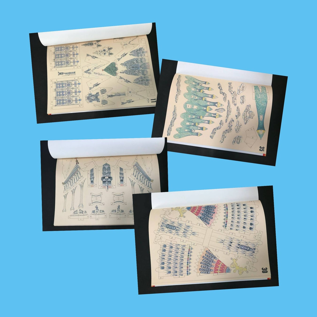 『ガウディ サグラダ・ファミリア聖堂』サンプルページ(シート)