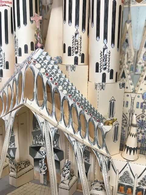 『ガウディ　サグラダ・ファミリア聖堂』完成サンプル（受難の門）