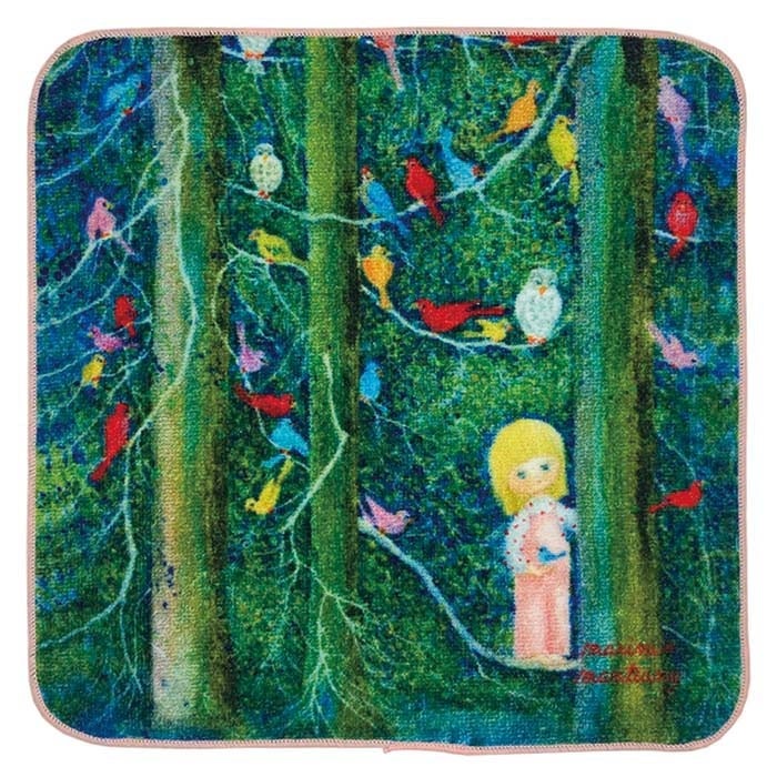 タオルハンカチ(Bird land)