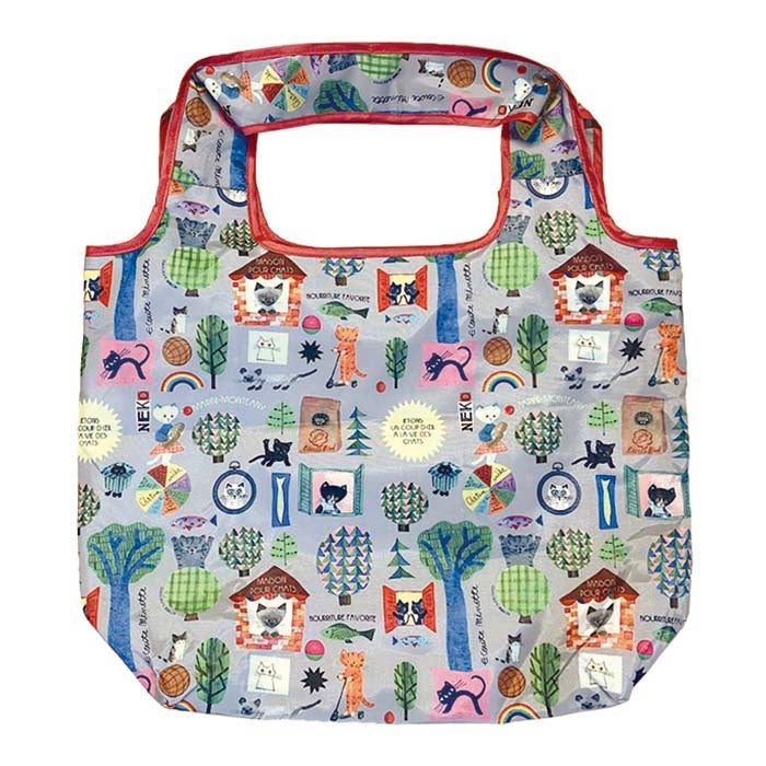 Ecoute！minette保冷バッグ　グレーフォレスト