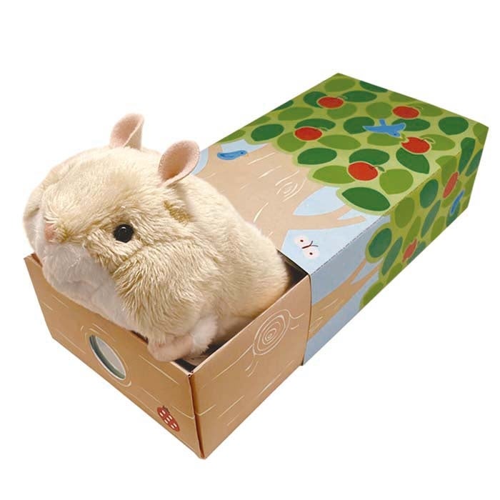 箱は森の木の中のボンボンのお家をイメージしています。