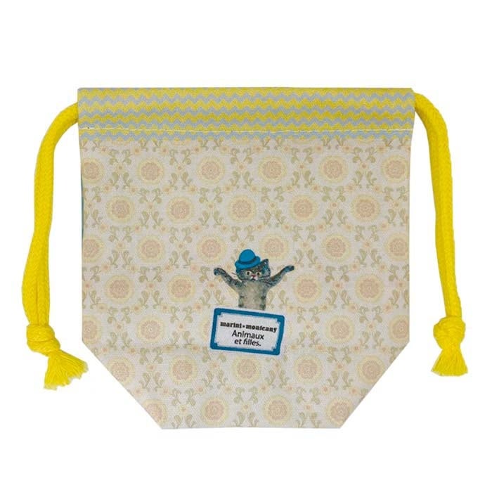 フィユ巾着「ねことニーカ」裏面