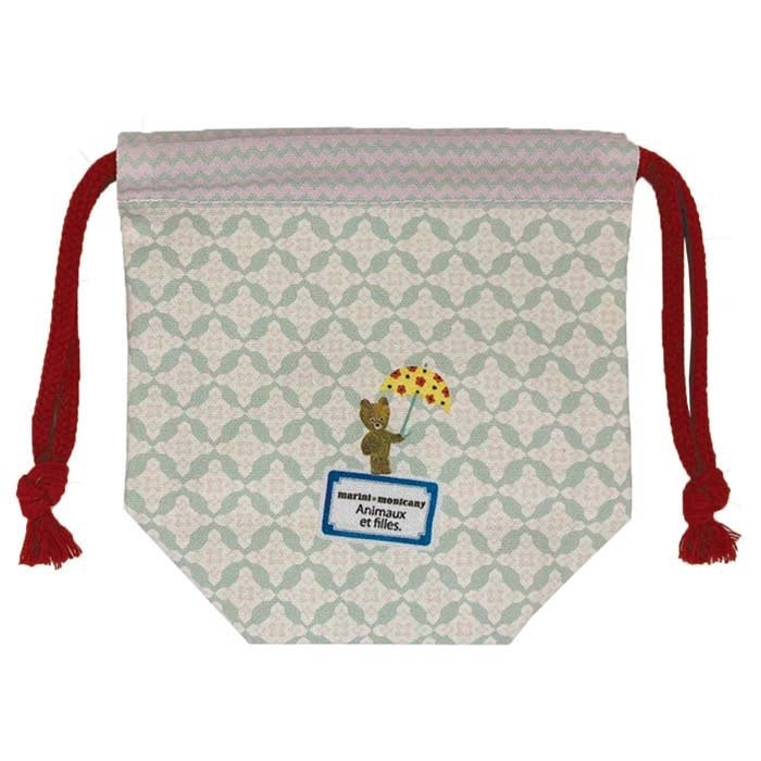 フィユ巾着「シロクマとパウラ」裏面