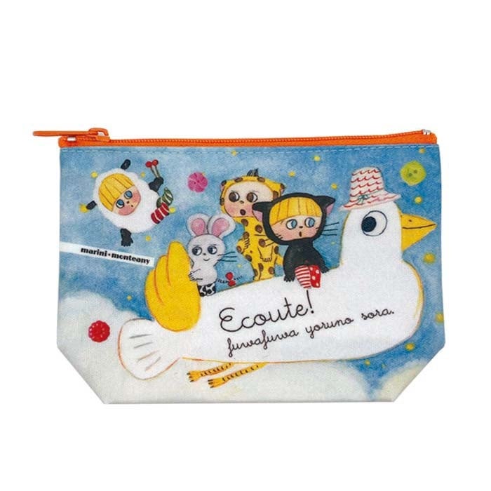 Ecoute! スリムマチ付ポーチ「夜空をおさんぽ」