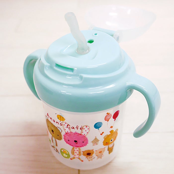 Anano Café ストローマグ ブルー