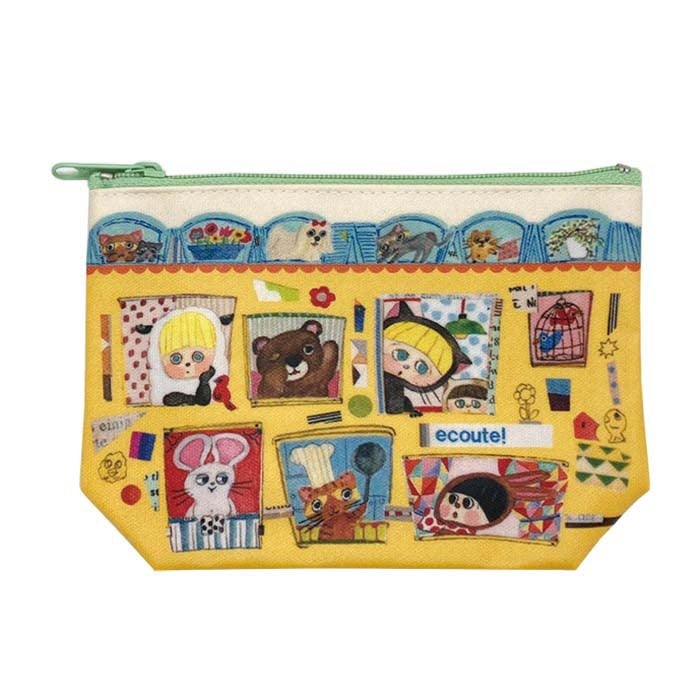 Ecoute! スリムマチ付ポーチ「アパート」