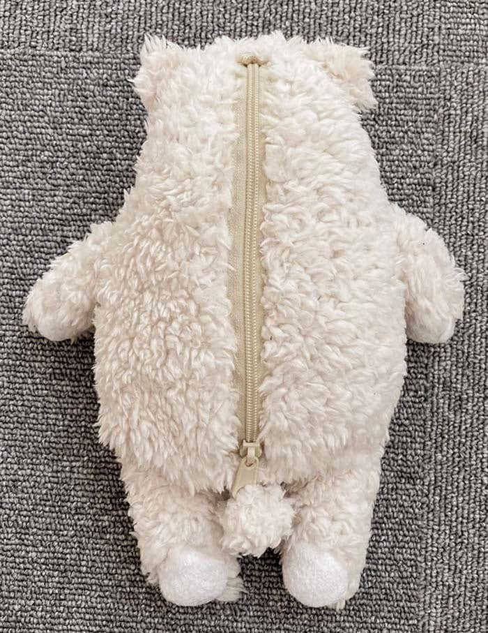 モンブランポーチ(アイボリー・裏面)