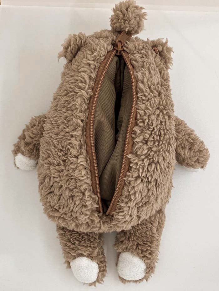 モンブランポーチ(モカ・裏面)