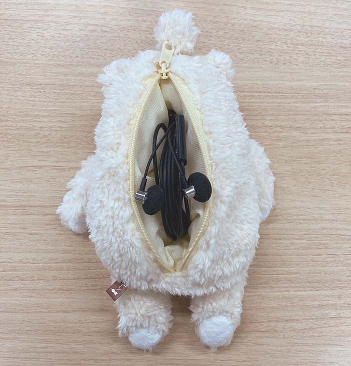 モンブランポーチ(アイボリー・裏面)