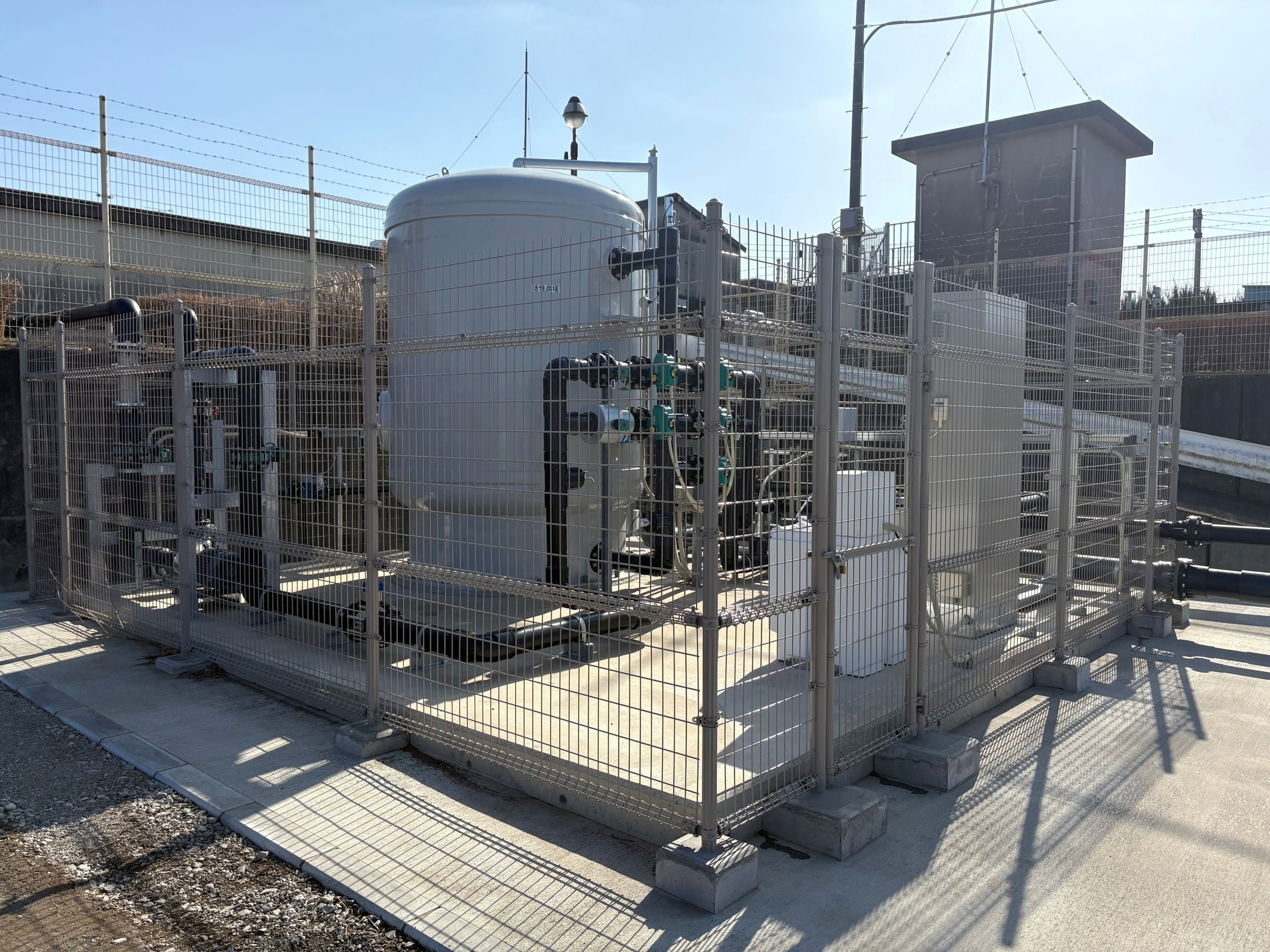 三菱ケミカルアクア・ソリューションズのPFAS除去装置が栃木県下野市の配水場に導入