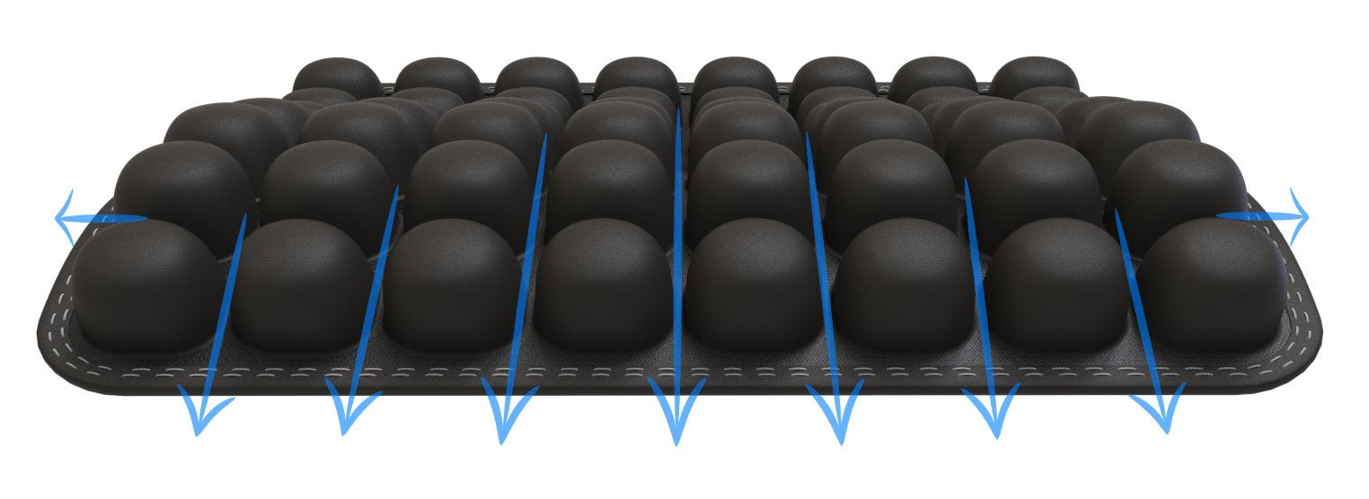 まるで無重力「3Dエアクッション」！体圧を約80%分散