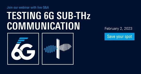 技術ウェビナー「6G サブテラヘルツ通信テスト」では、重要なユースケースの検討、ライブ デモンストレーションの他、Q＆Aセッションを予定