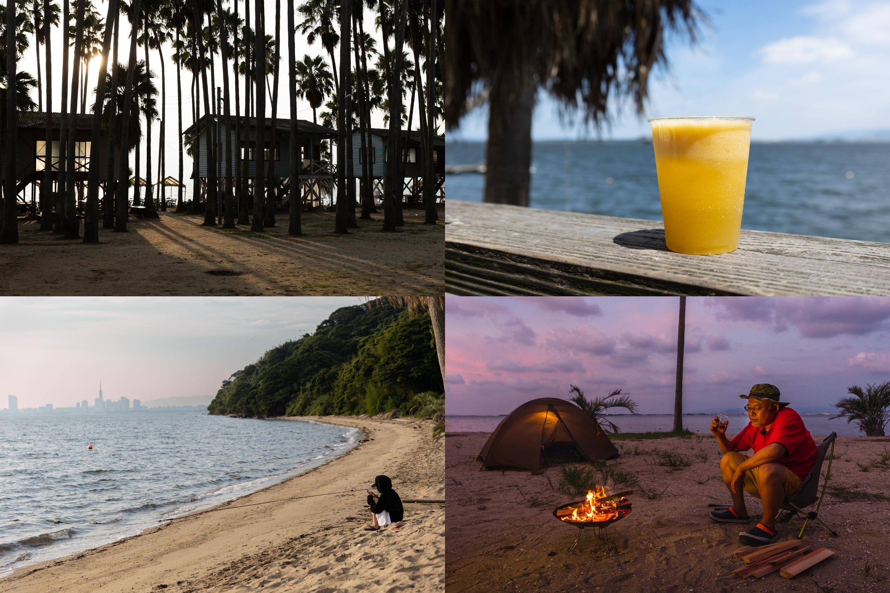 10.28の第2部の会場は「能古島キャンプ村」