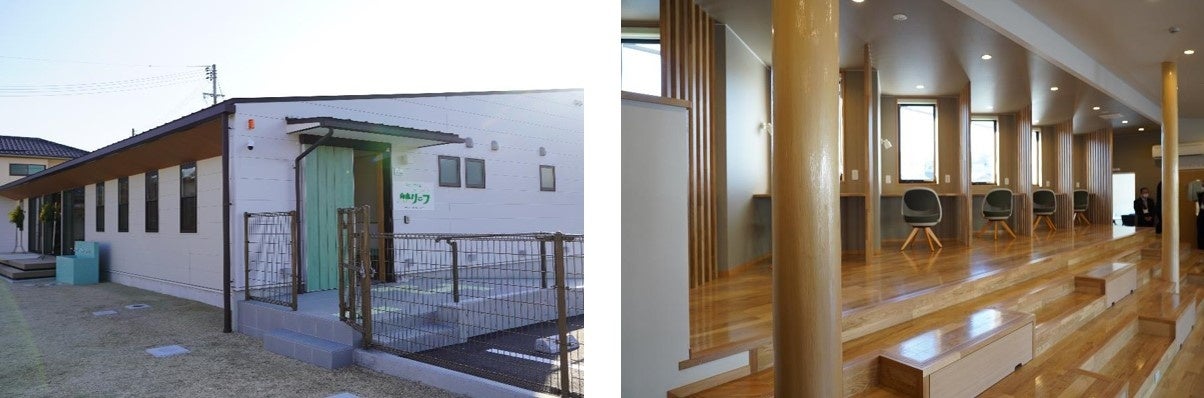 外観（左）内観（右）