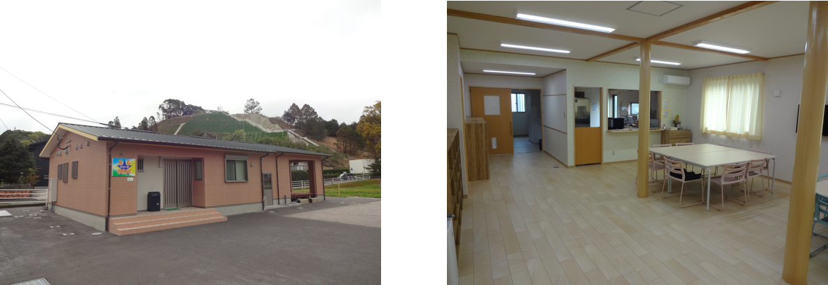 （左）外観　（右）内観