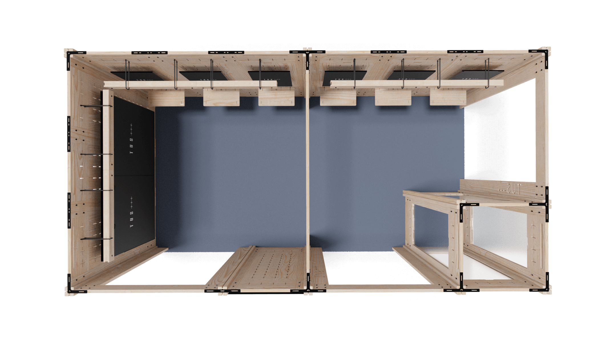 用途に応じて組み替え可能