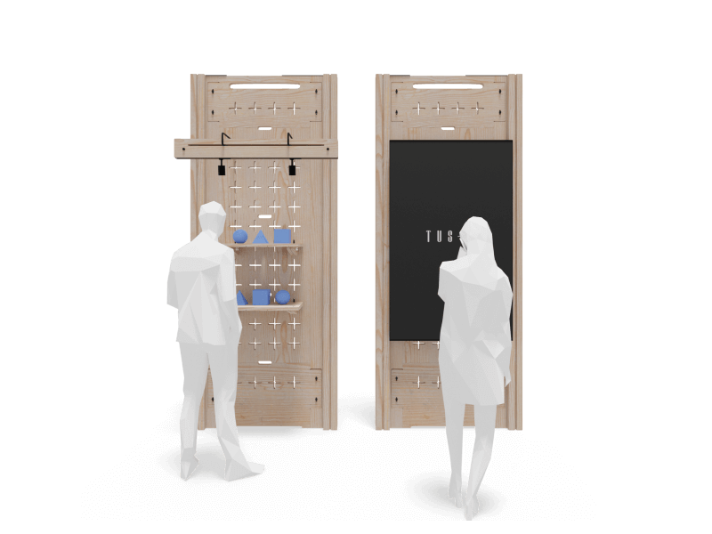 商品棚の設置はゴールデンゾーン