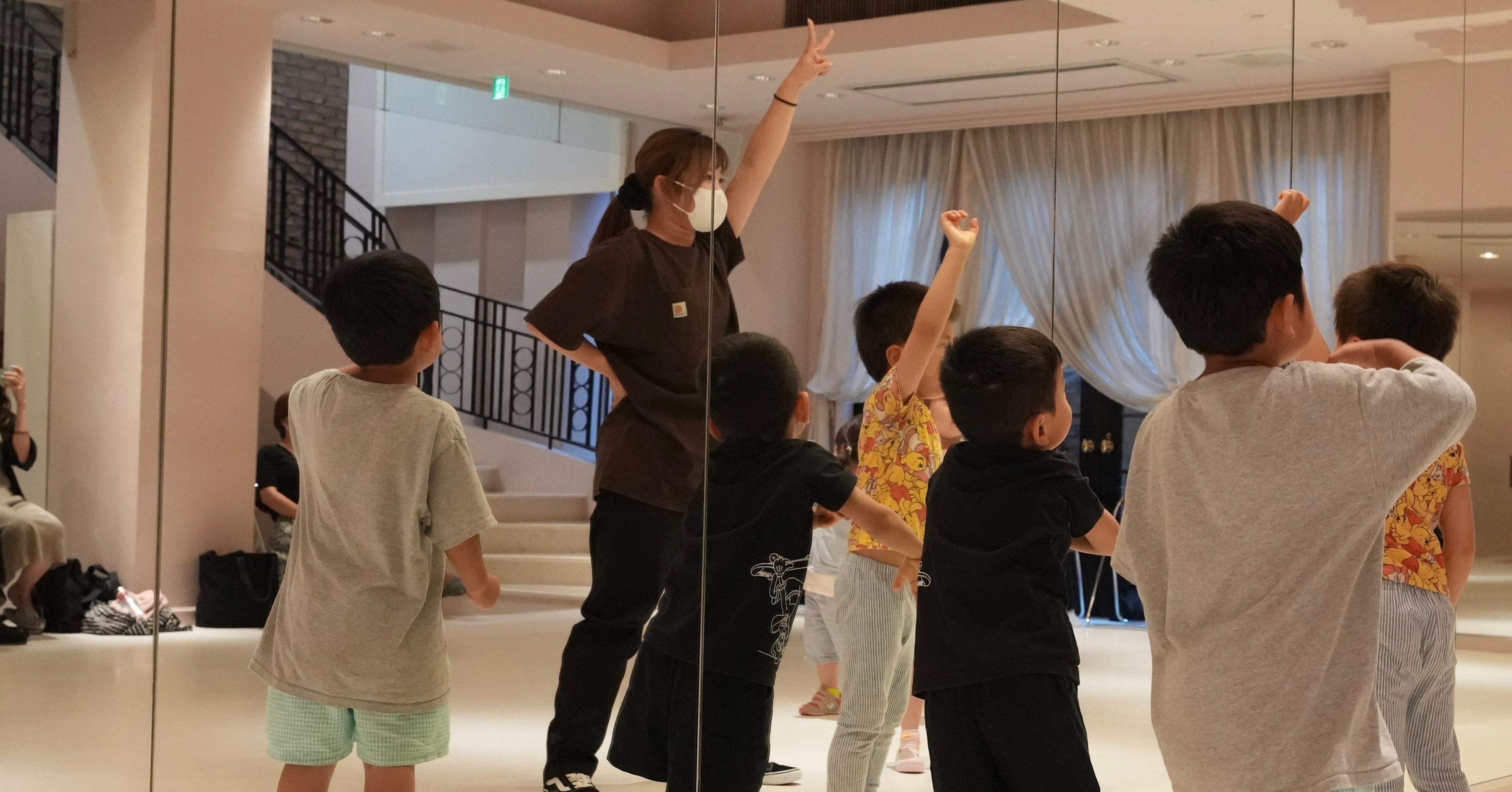 コーディネーショントレーニングだけなくジャンケンなども振付に活用