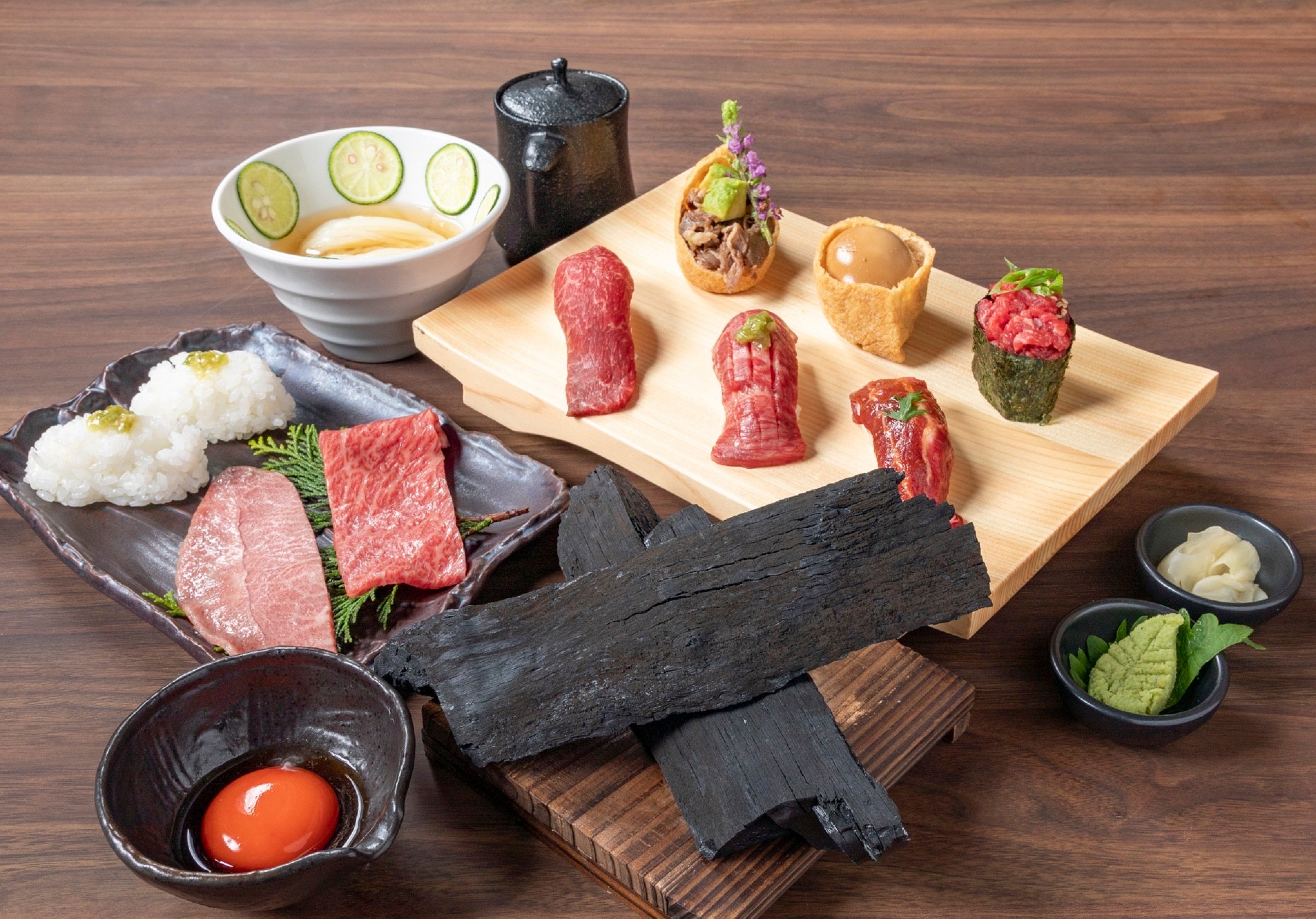 牛虎 心斎橋店 1周年記念スペシャルランチ 備長炭で直焼き 3秒 肉寿司登場 関西初です 株式会社dream Realityのプレスリリース