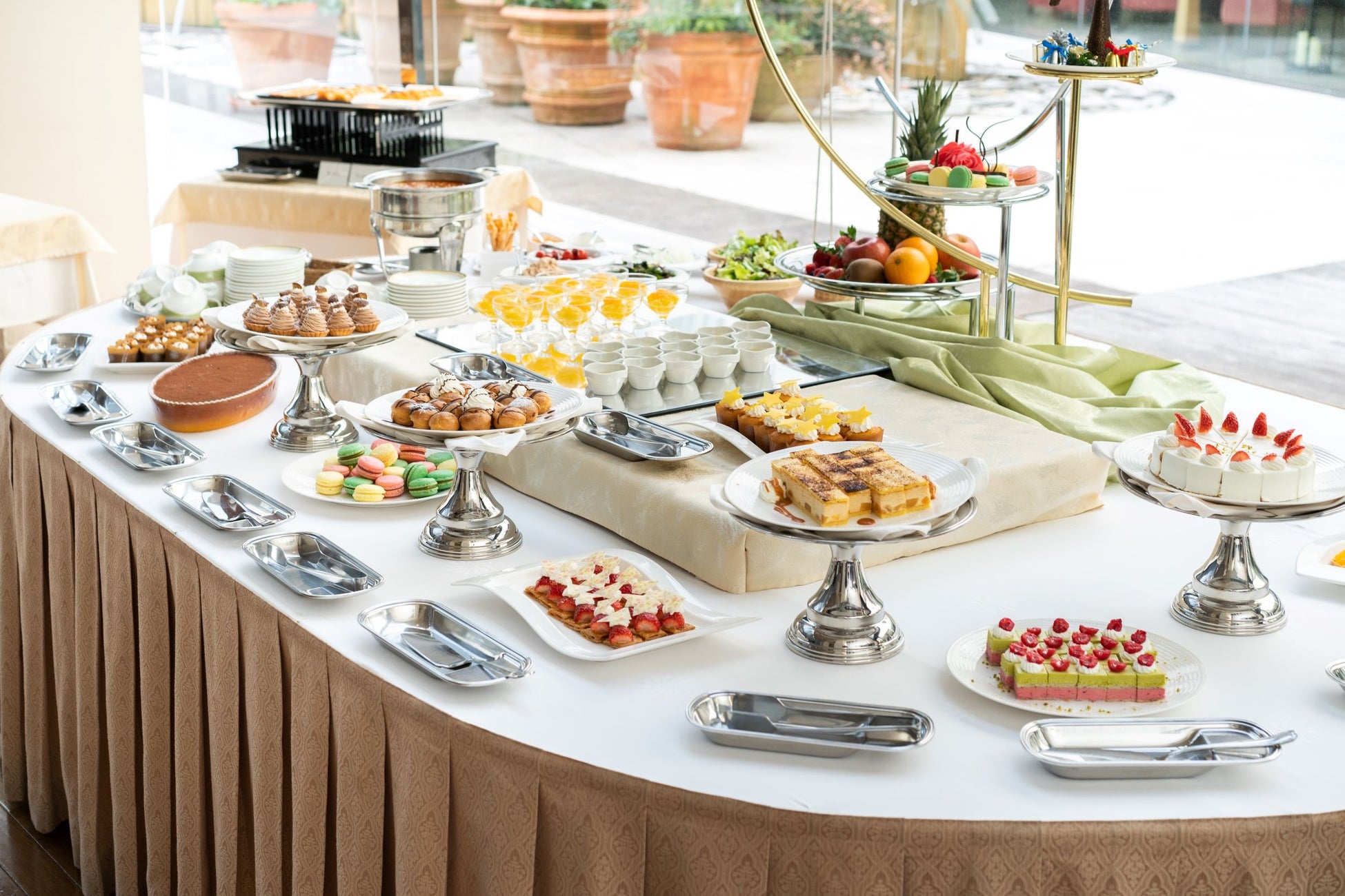 写真は約3年前にレストランで開催されたミニブッフェの時のもの