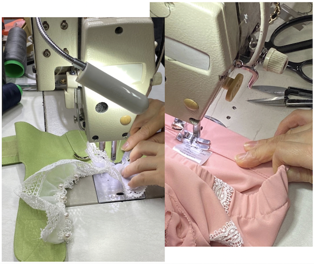 韓国の工房で職人によって手作りされる