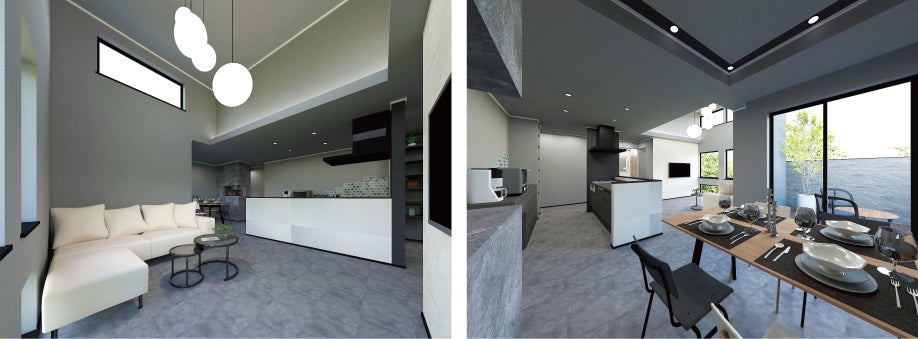 モダンスタイル棟 内観イメージ