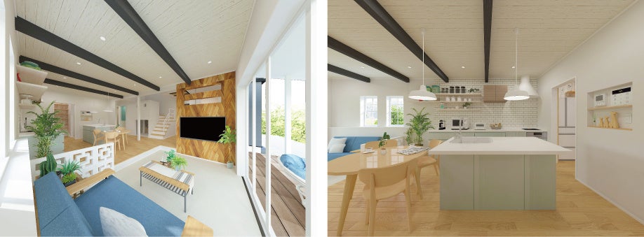 カリフォルニアスタイル棟 内観イメージ